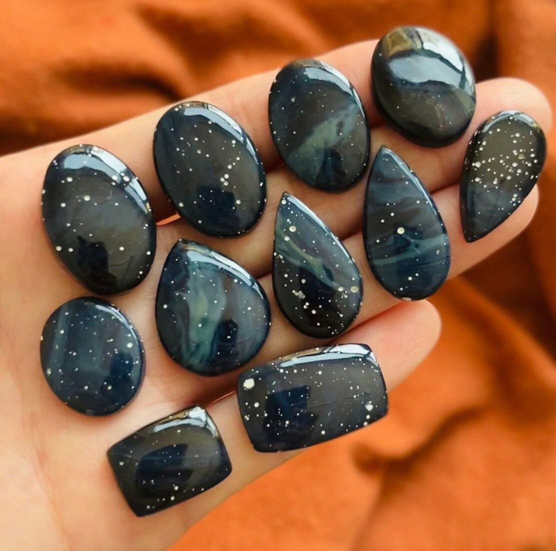 [原石] 利蘭藍石 / 賽伯星空瑪瑙