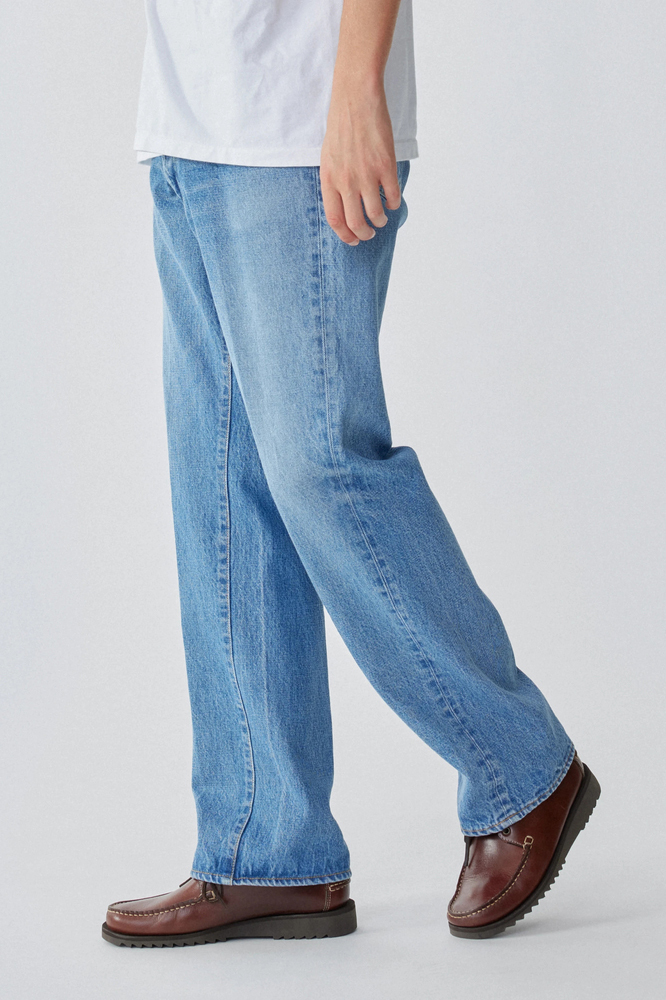 KAPTAIN SUNSHINE SKATE SHOECUT DENIM PANTS (2色)