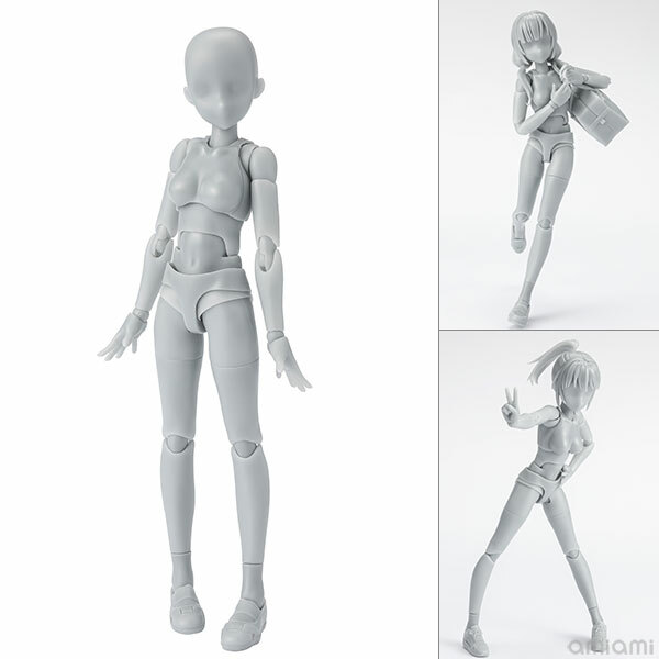 S.H.Figuarts SHF 代理版 S.H.F 女性素體-School Life- Edition DX SET灰色版