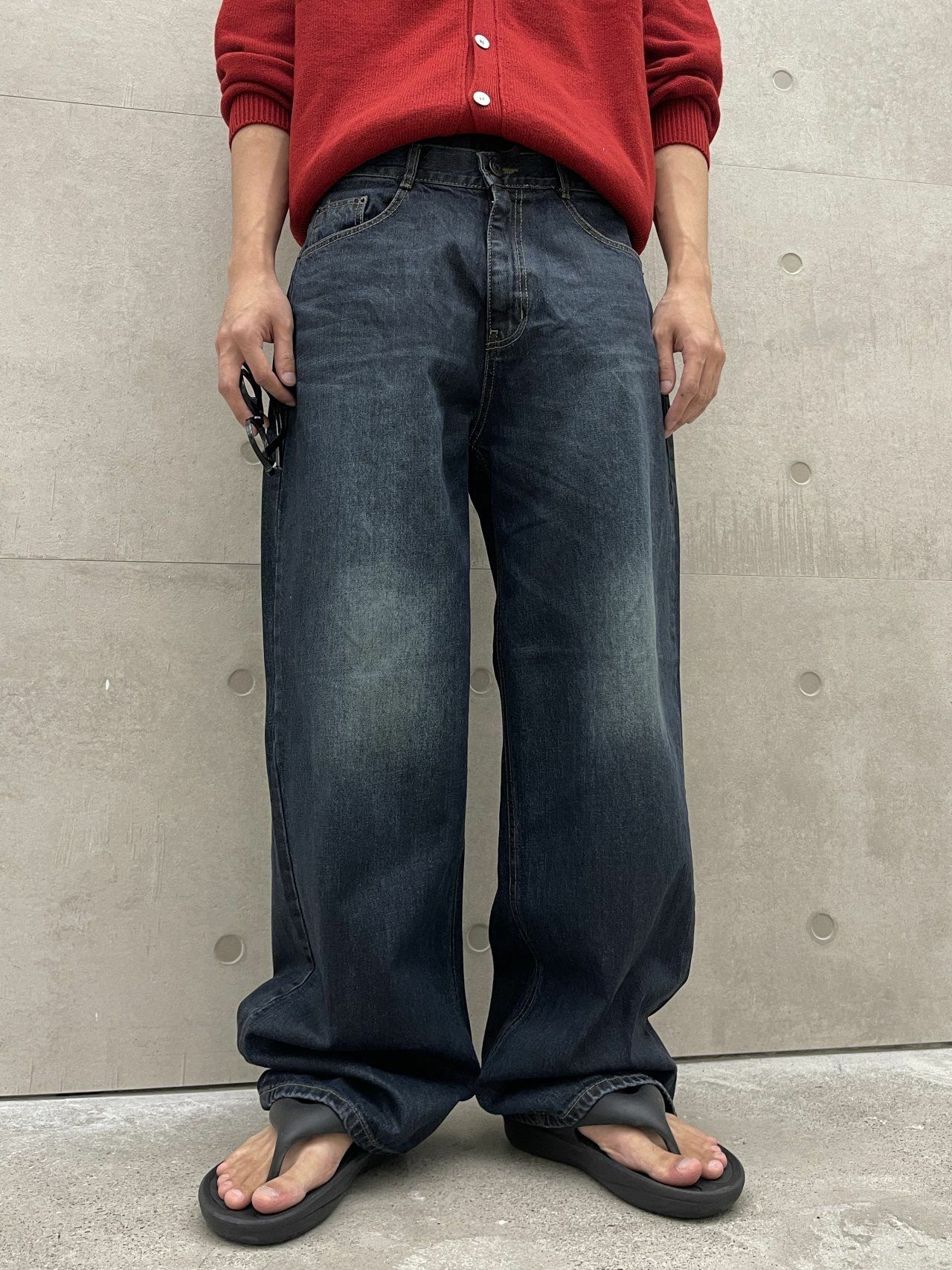 洗水鬆身牛仔褲 J727