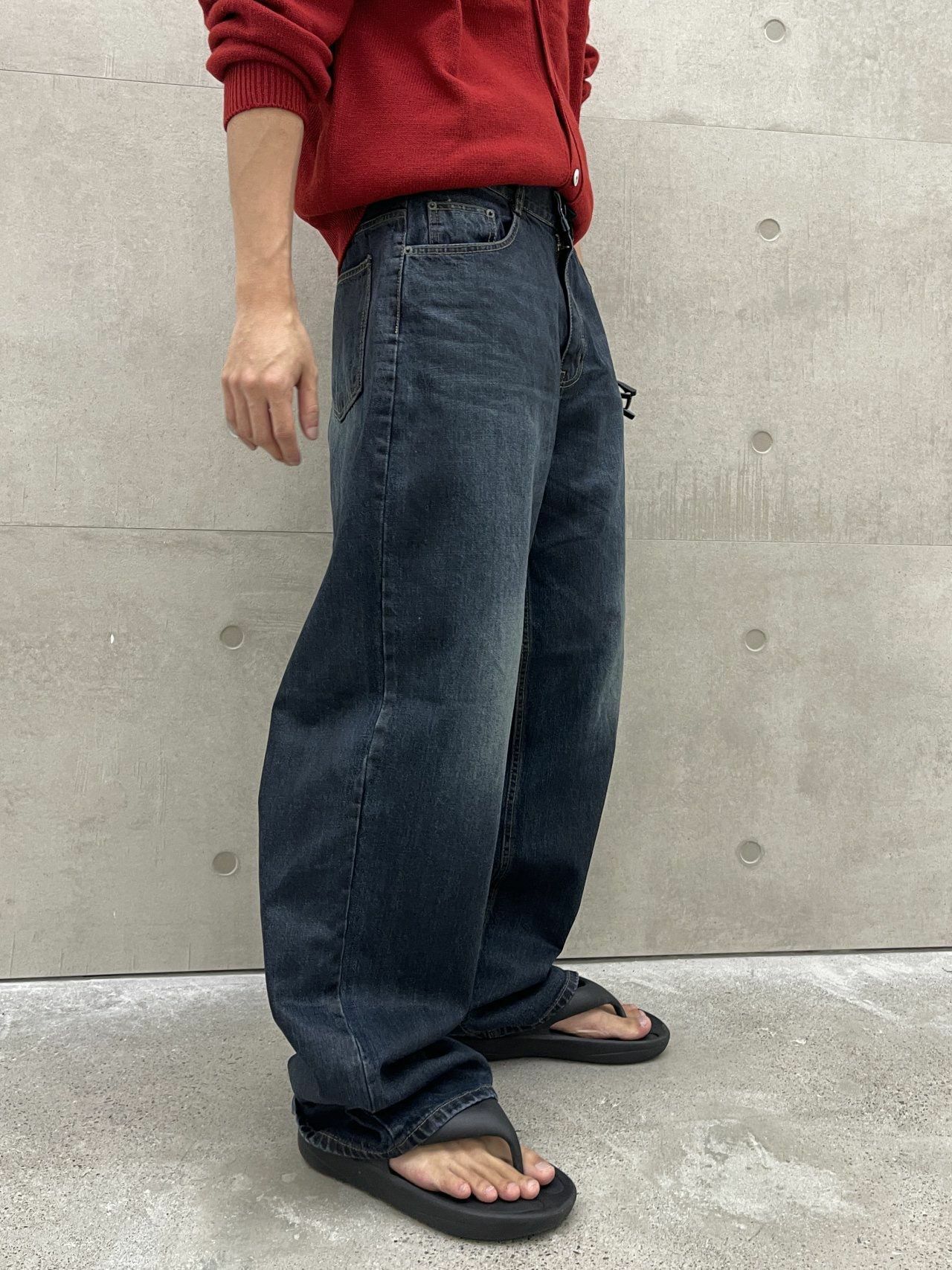 洗水鬆身牛仔褲 J727