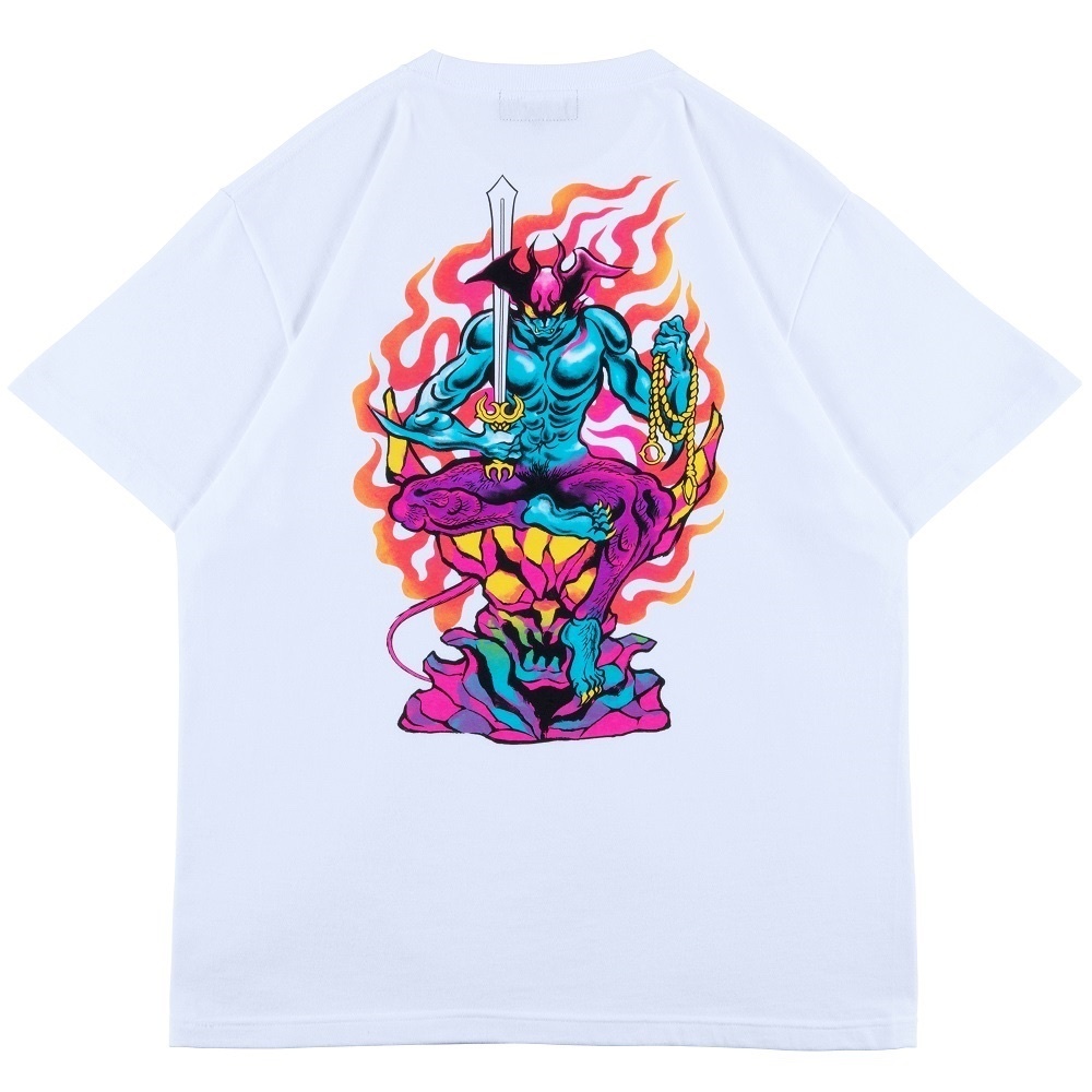 預訂2024/6月 デビルマン/悪魔除け Tシャツ/ホワイト‼️落單前請先PM查詢貨源