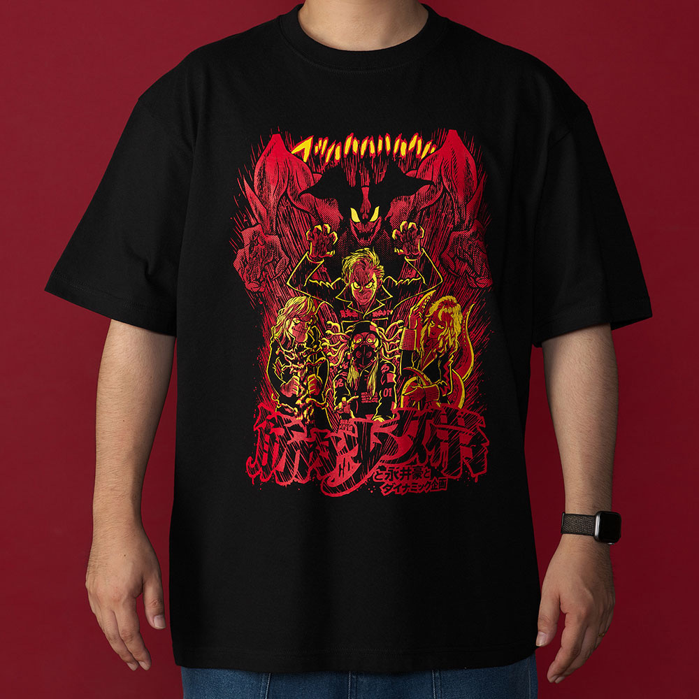 預訂2024/6月筋肉少女帯×デビルマン/コラボイラストTシャツ(大槻