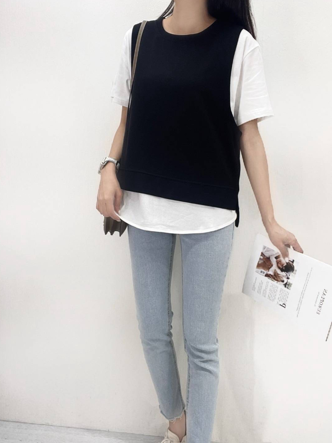 藏肚真兩件式上衣 ⚡️搶現貨 ⚡️