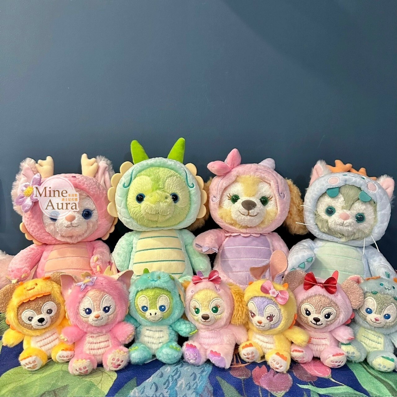 2024 新春限定 龍年主題 可琦安 餅乾 CookieAnn 絨毛 SS號 娃娃 玩偶 -香港迪士尼樂園