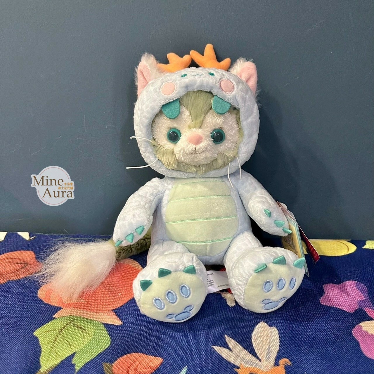 2024 新春限定 龍年主題 傑拉托尼 畫家貓 Gelatoni 絨毛 SS號 娃娃 玩偶 -香港迪士尼樂園