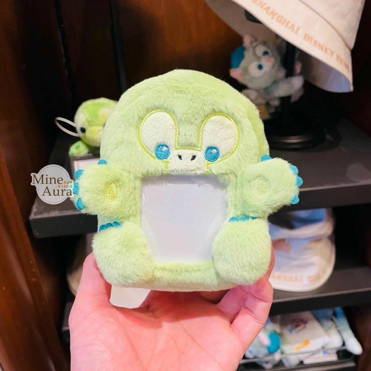 奧樂米拉 海龜 OluMel 透明造型 零錢包 吊飾 鑰匙圈 -上海迪士尼樂園