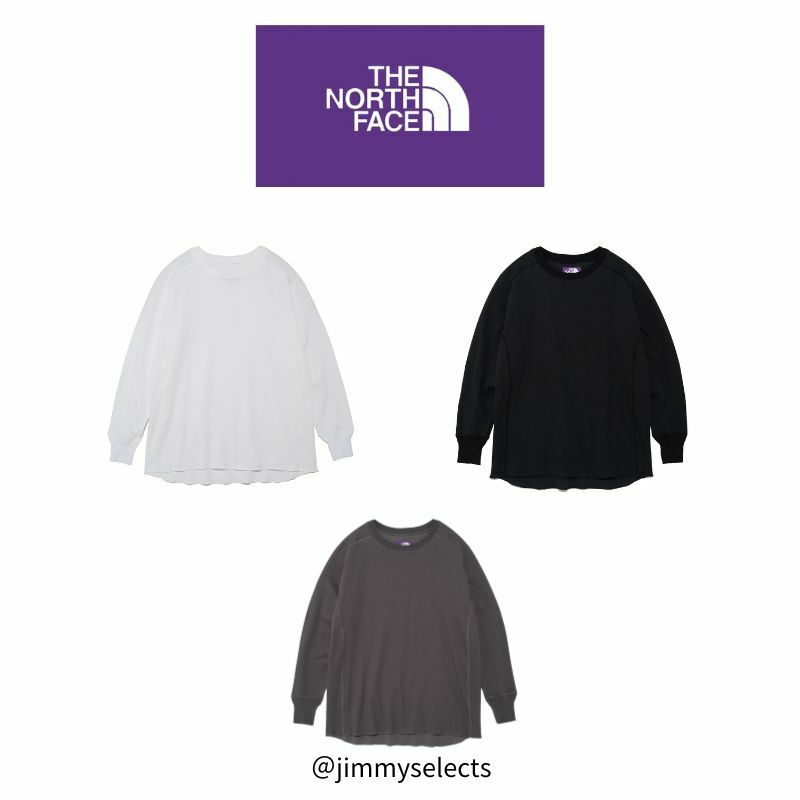 The north face 線條長袖T恤  北臉 日本紫標