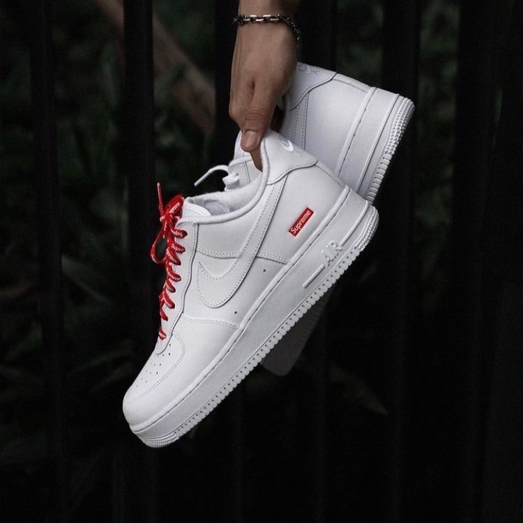 Nike Air Force 1 x Supreme 白 "Box Logo" AF1聯名