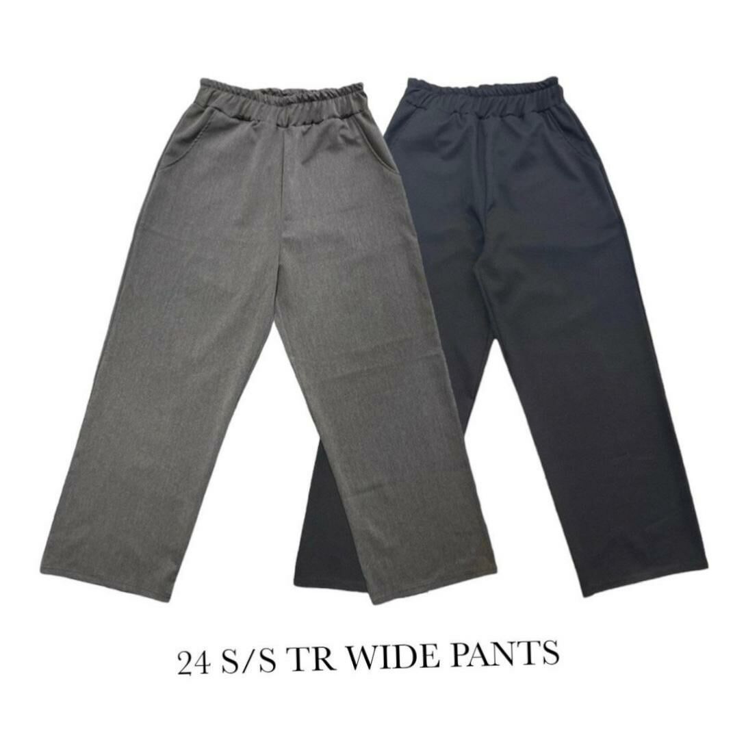 淨色可束腳鬆身褲 P2734