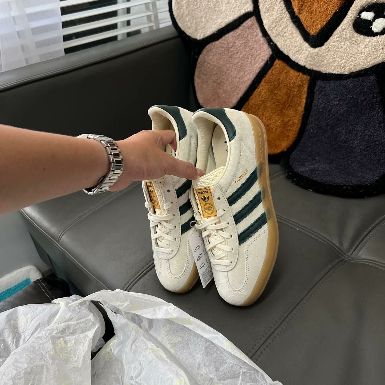 Adidas Originals Gazelle Indoor 柔和奶油 燕麥奶茶 焦糖底 復古鞋 IH7502
