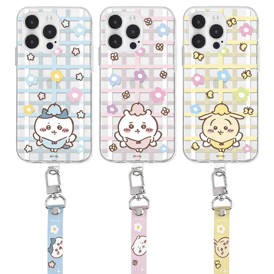 預訂｜韓國限定 妖精Chiikawa 電話透明保護殼 連墊片手機繩 IPHONE SAMSUNG