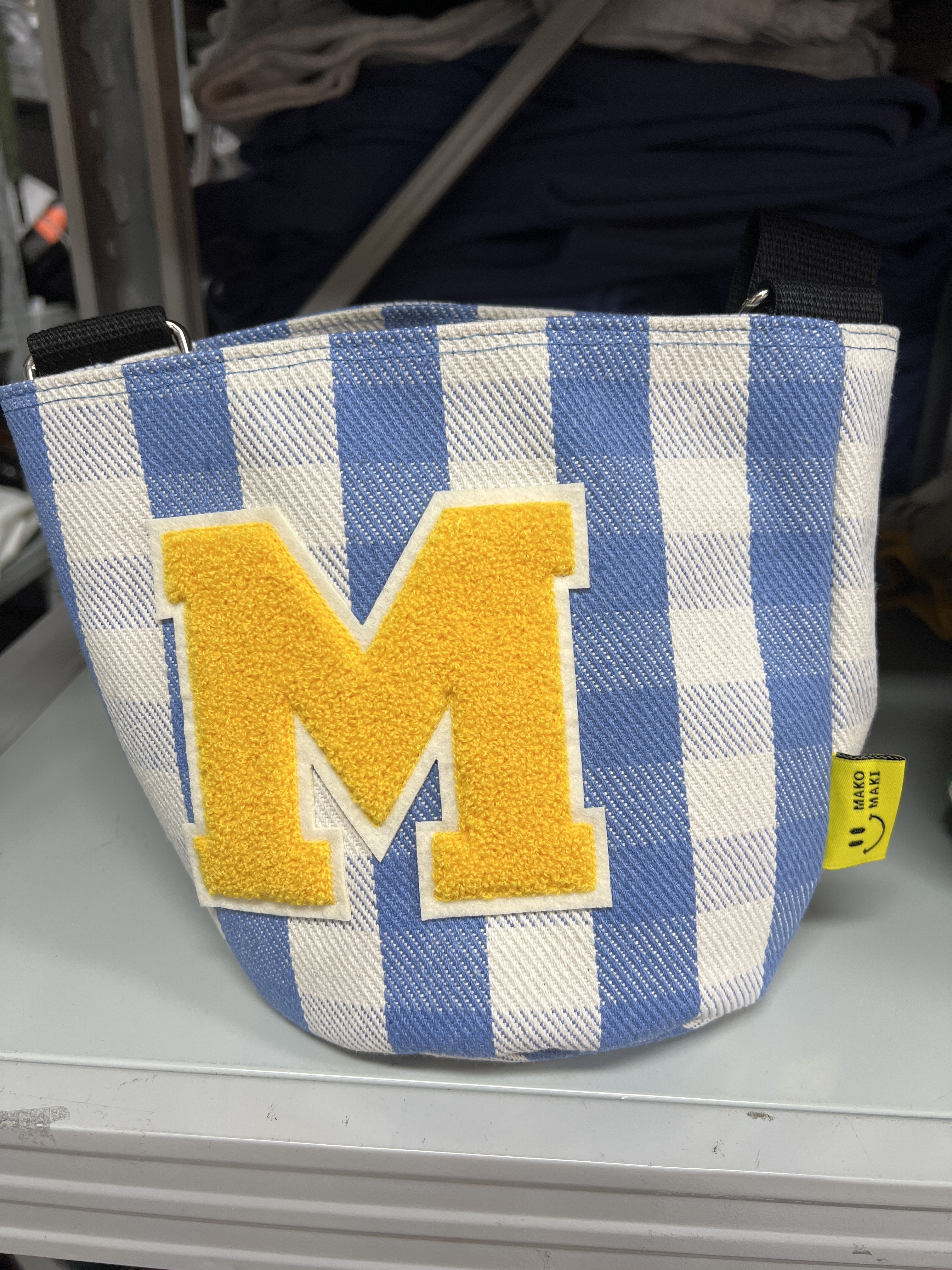 現貨 韓國格仔M字斜咩袋 (F232)