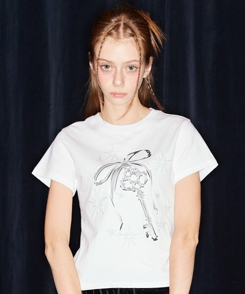 LUVISTRUE - NM KEY TEE (WHITE)