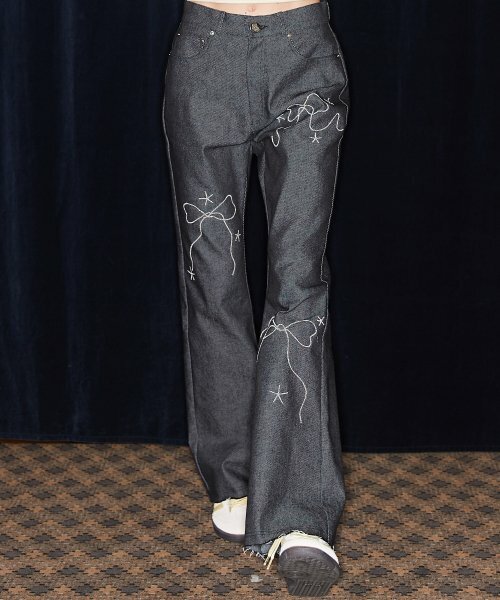 LUVISTRUE - NM RIBBON PANTS (BLACK)