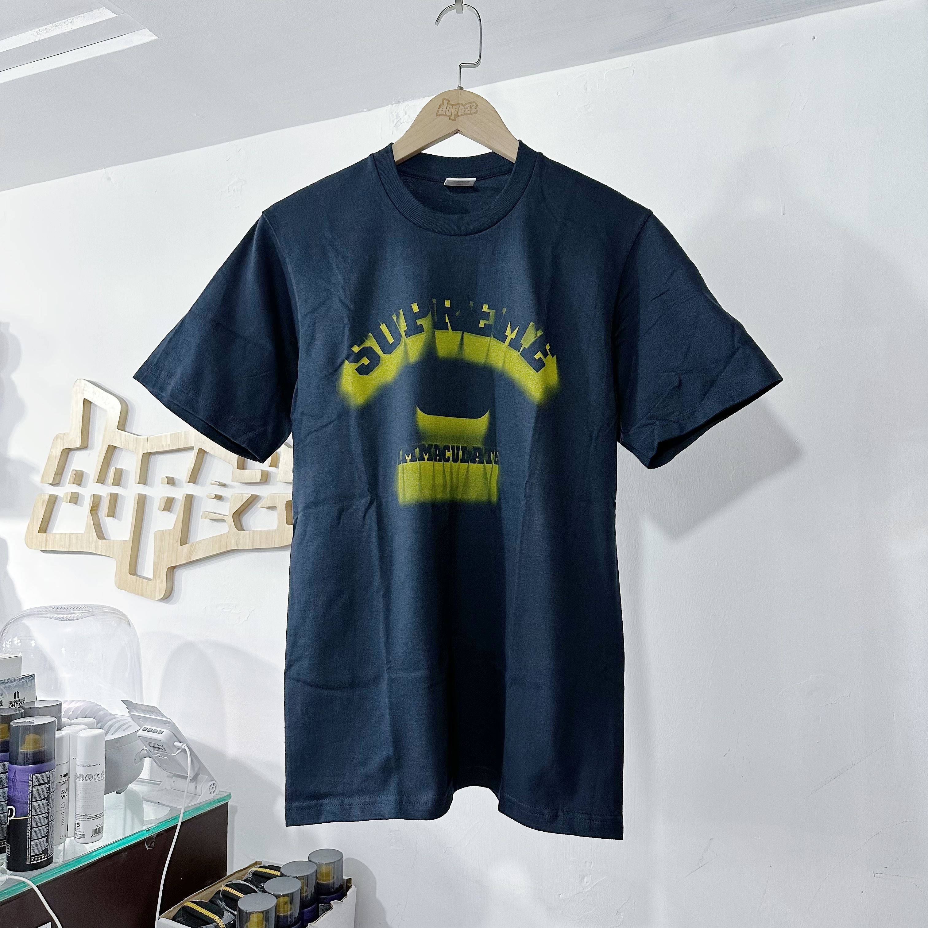 Supreme SS24 Shadow Tee Navy