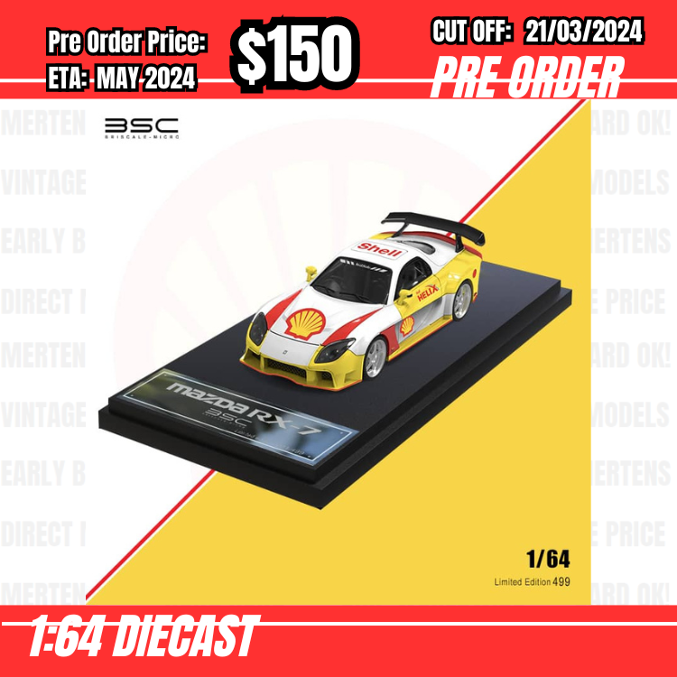 RS-$150 * Time Micro * 1:64 Mazda RX-7 Veilside Shell [OD17/03]