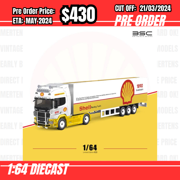 RS-$430 * Time Micro * 1:64 Enclosed Container Transporter Shell [OD17/03]