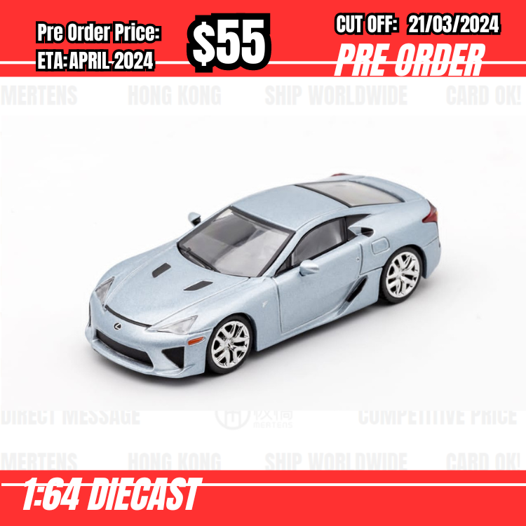 RS-$55  * DCT * 1:64 Lexus LF-A Ice Blue [OD17/03]
