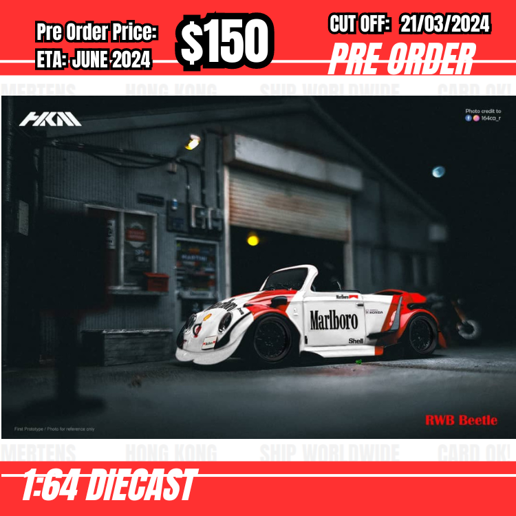 RS-$150 * HKM * 1:64 Beetle Marlboro [OD17/03]