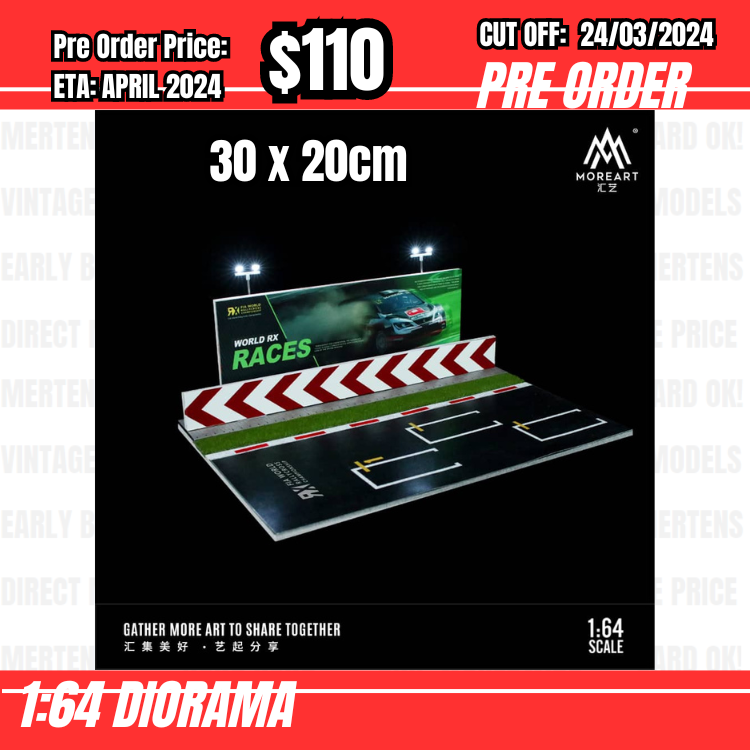 RS-$110 * Moreart * 1:64 Diorama - Rally Cross [OD17/03]