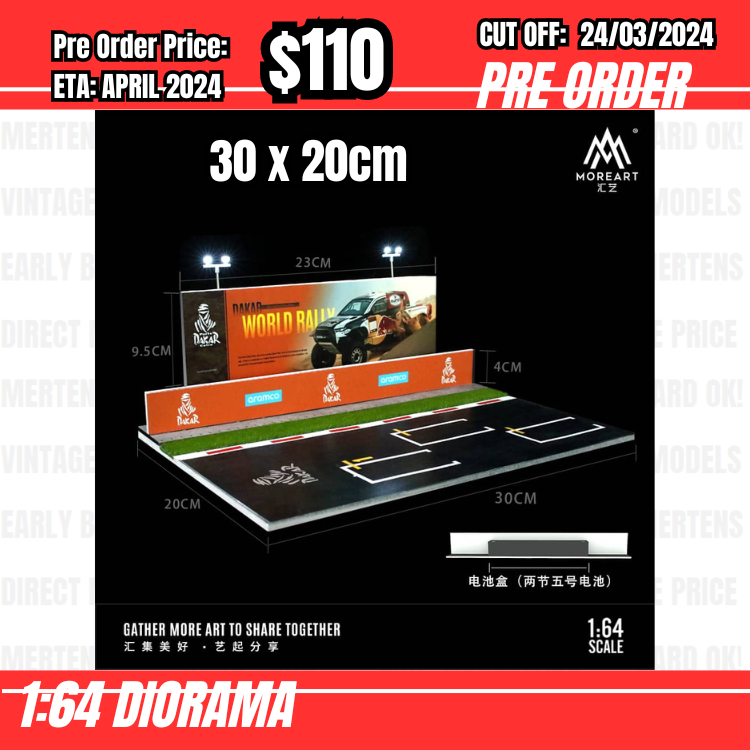 RS-$110 * Moreart * 1:64 Diorama - Dakar Rally [OD17/03]