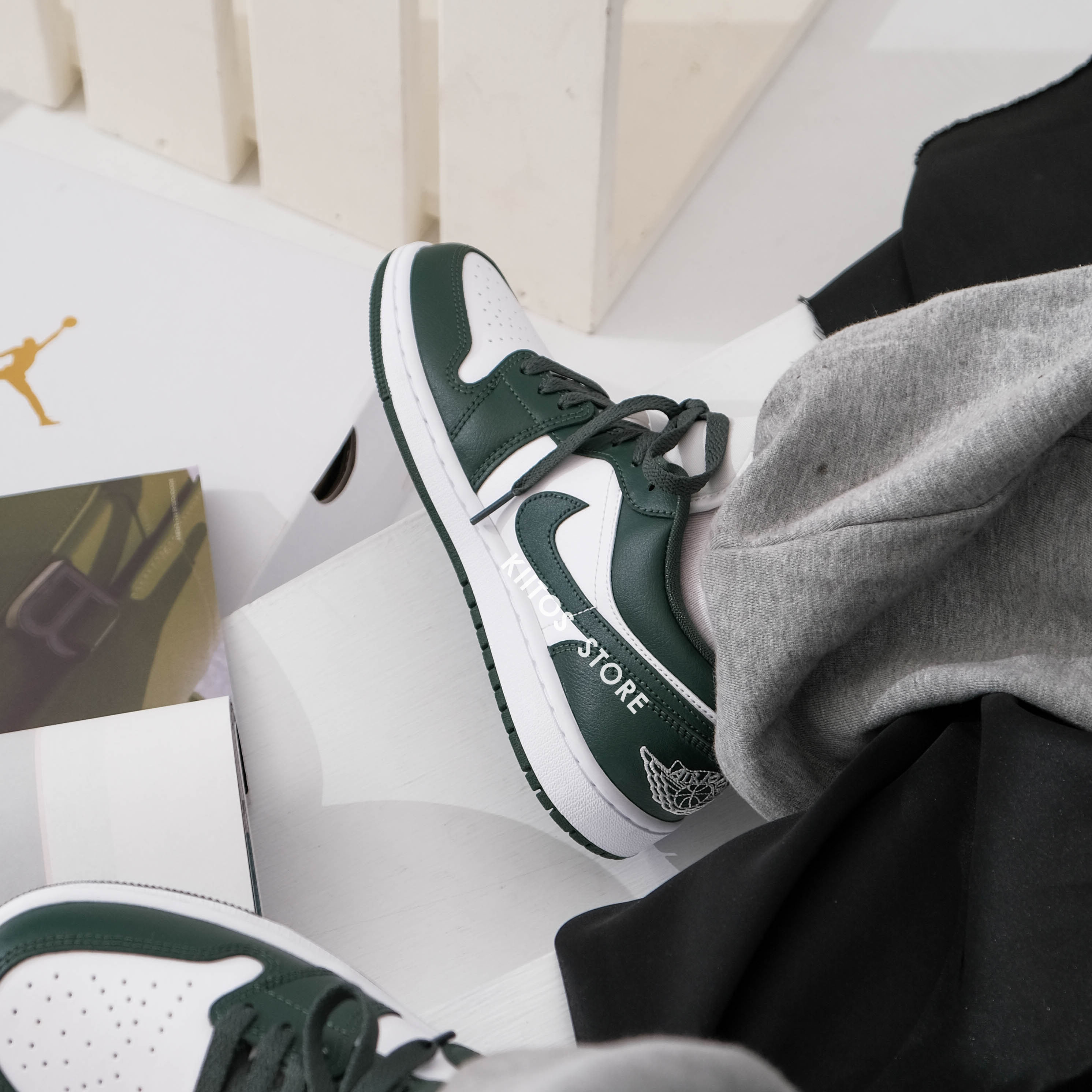 Nike Air Jordan 1 Low " Galactic Jade " 銀河墨綠 DC0774-113