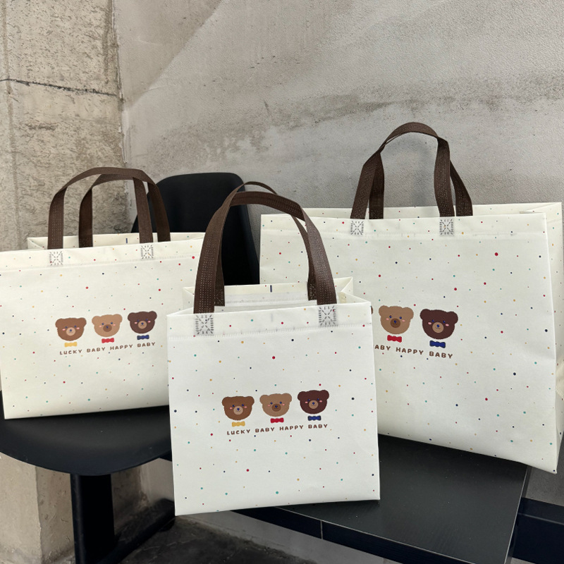 《3840》三隻小熊點點不織布禮物袋