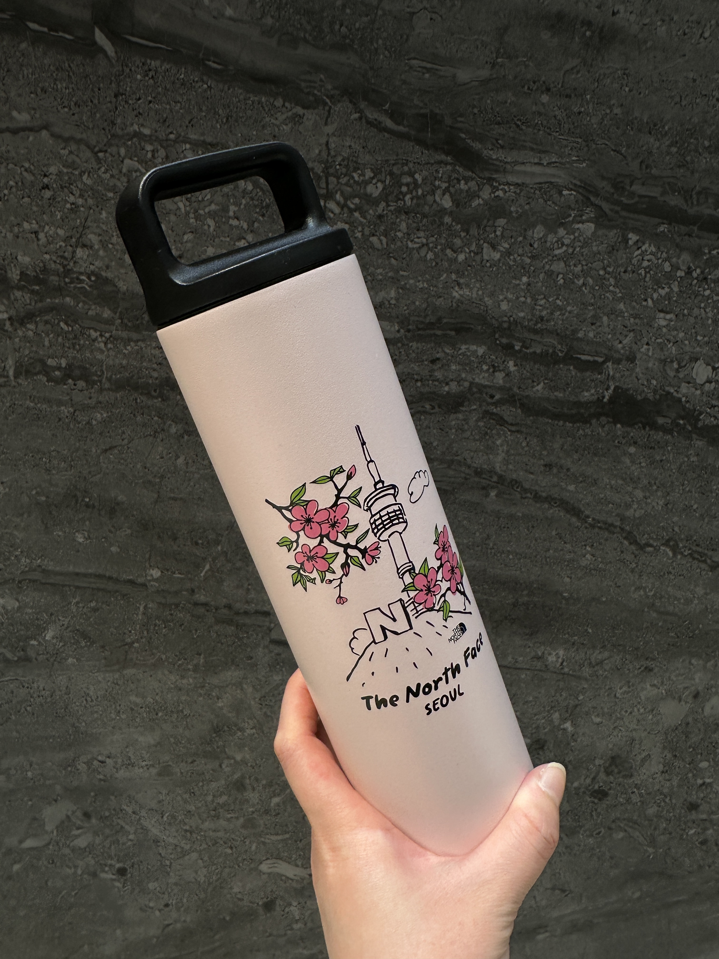 【現貨 】TNF 北臉 首爾限定提把保溫瓶 591ml NA5CQ81