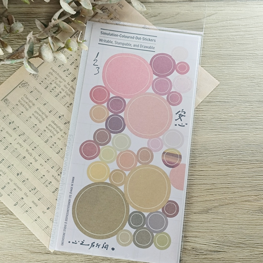 一分之一工作室．超擬真大圓貼 L 不規則版本