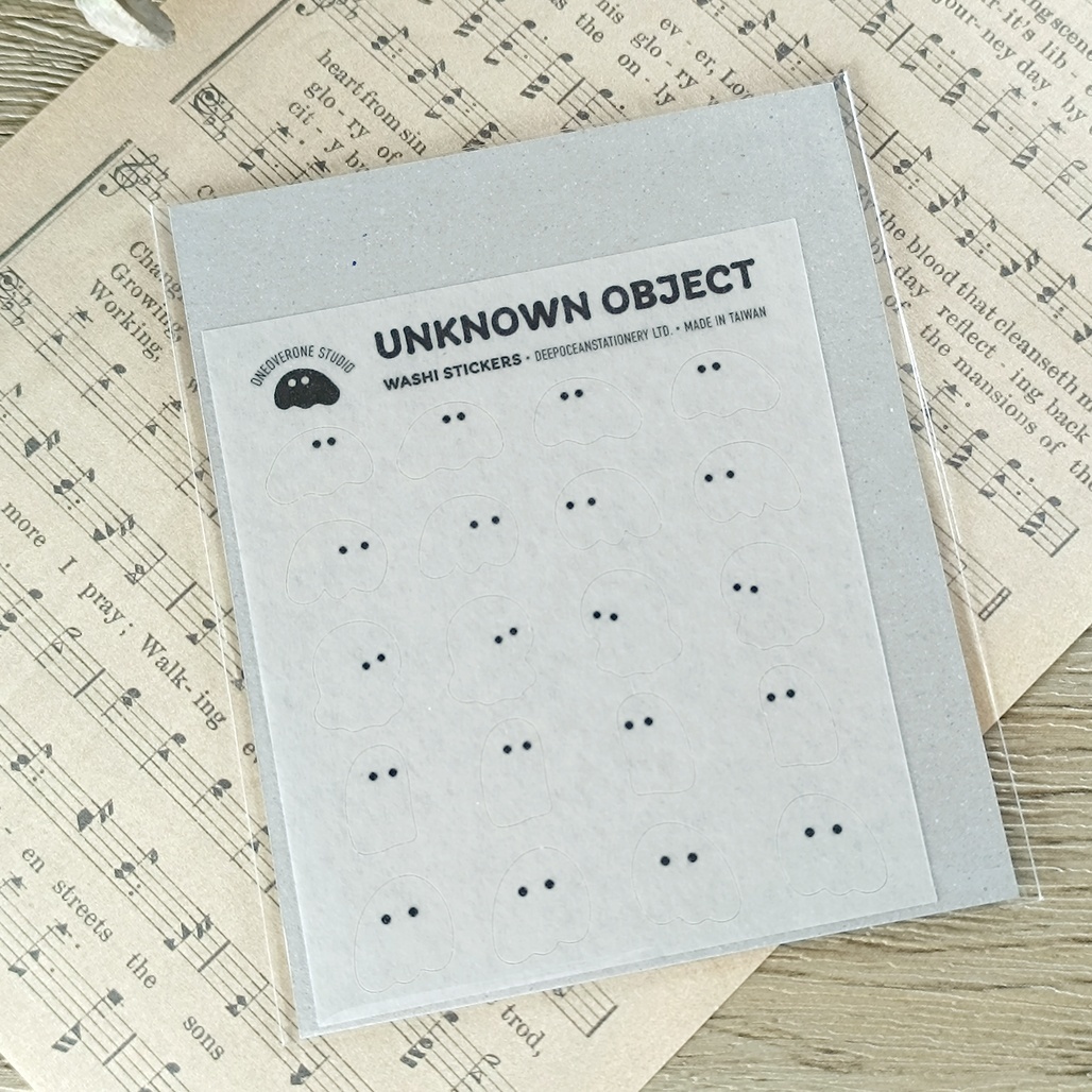 一分之一工作室．不明物體 和紙貼紙