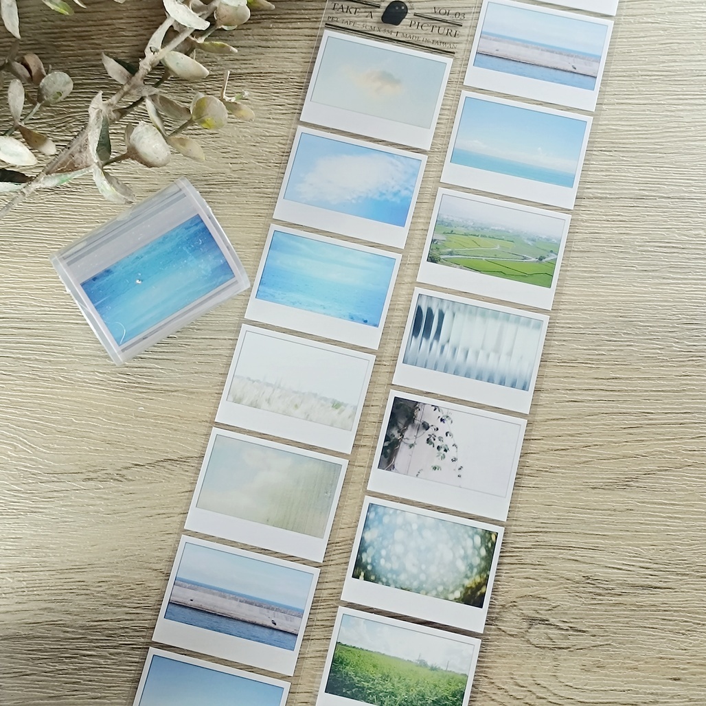 一分之一工作室．Take a picture VOL.03 5cm亮面PET膠帶 整捲(無販售分裝)