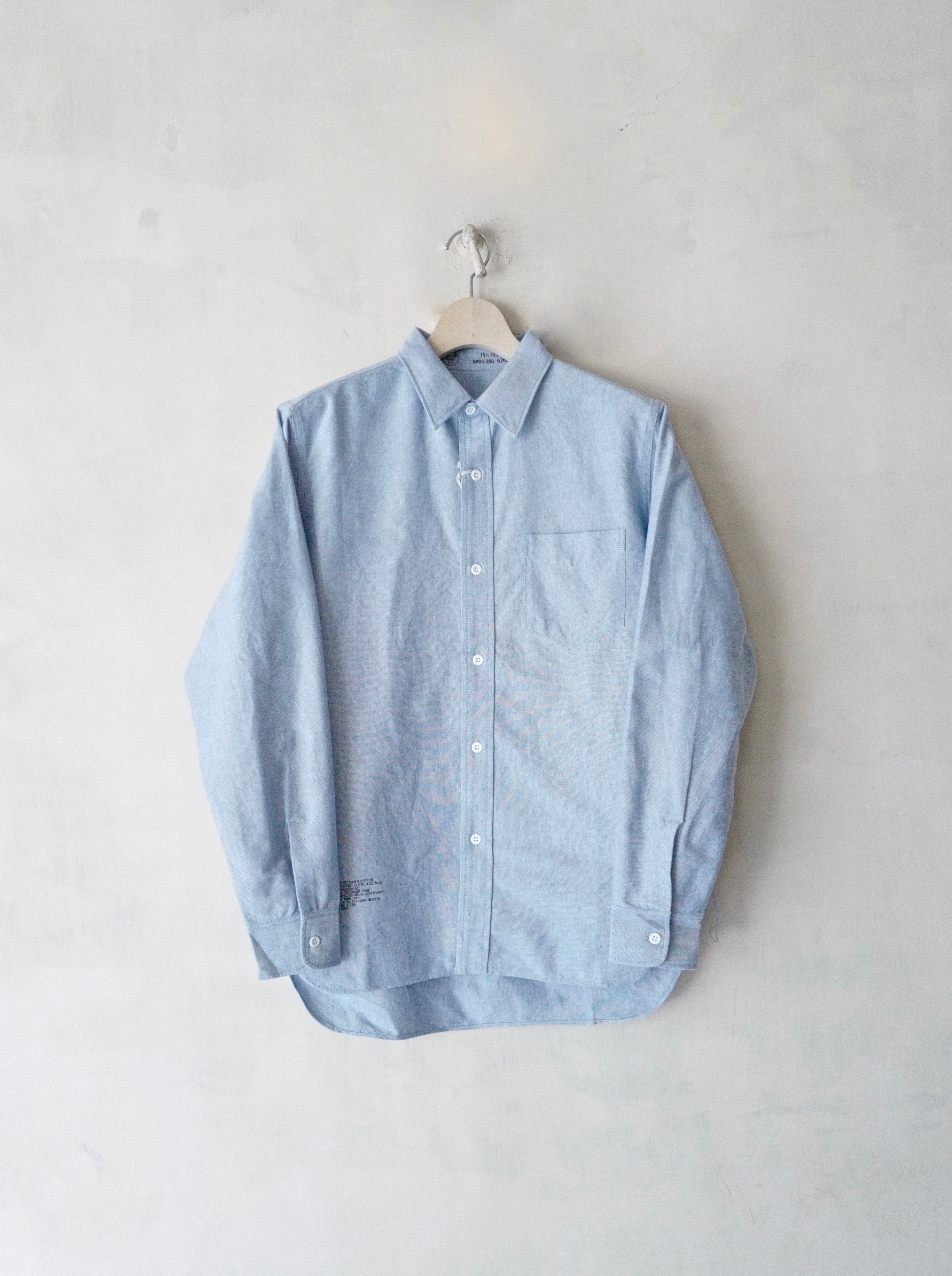 HOUSTON U.S.AIRFORCE OXFORD SHIRT / BLUE