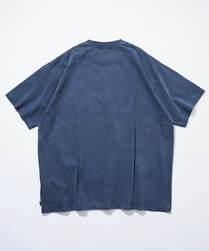 25SSTシャツ新作【NAUTICA】ARCH PIGMENT SS TEE 360★3色 NAUTICA tシャツ NAUTICA/ノーティカ Pigment Dyed Felt Patch