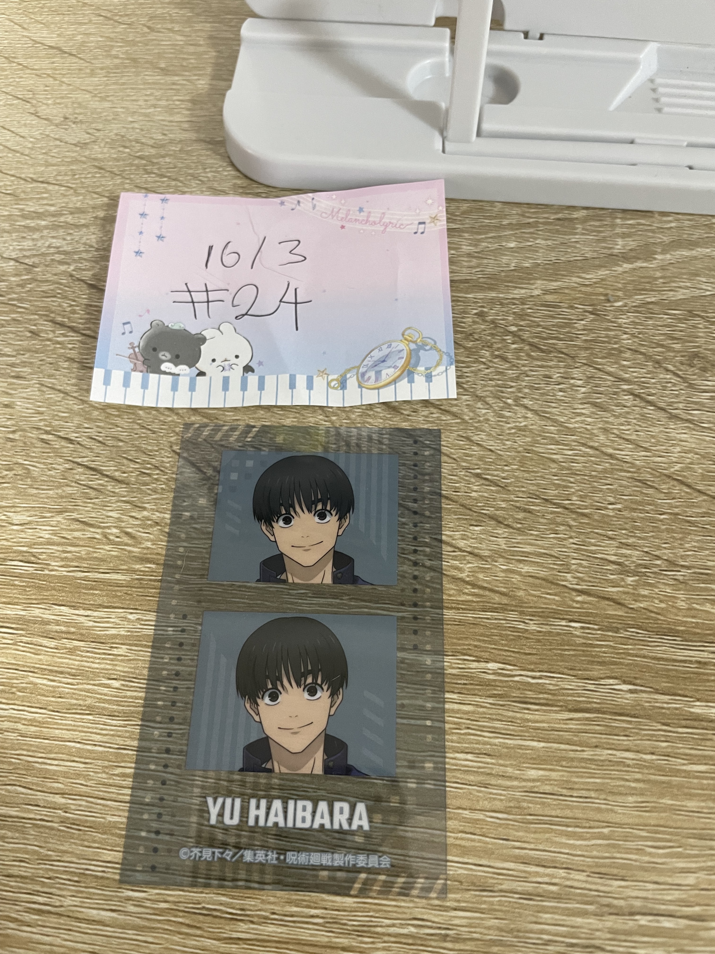 咒術迴戰 灰原 小卡#24