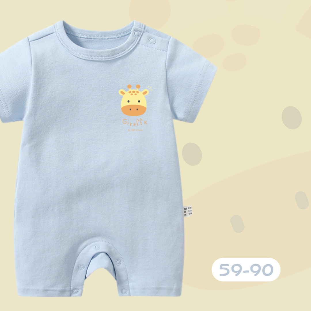 【限量】小長頸鹿短袖連身衣(59-90)