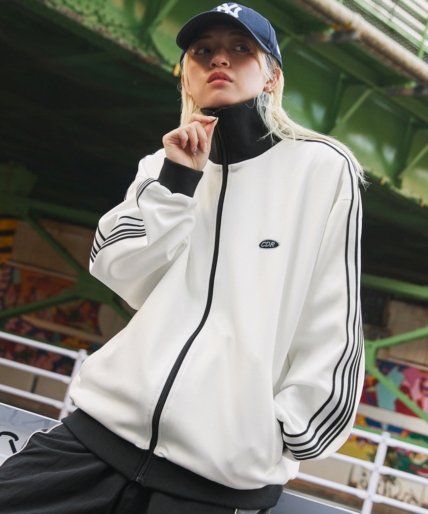 (日本連線🇯🇵) Codderr 邊線羅紋刺繡夾克｜5色 男女可穿