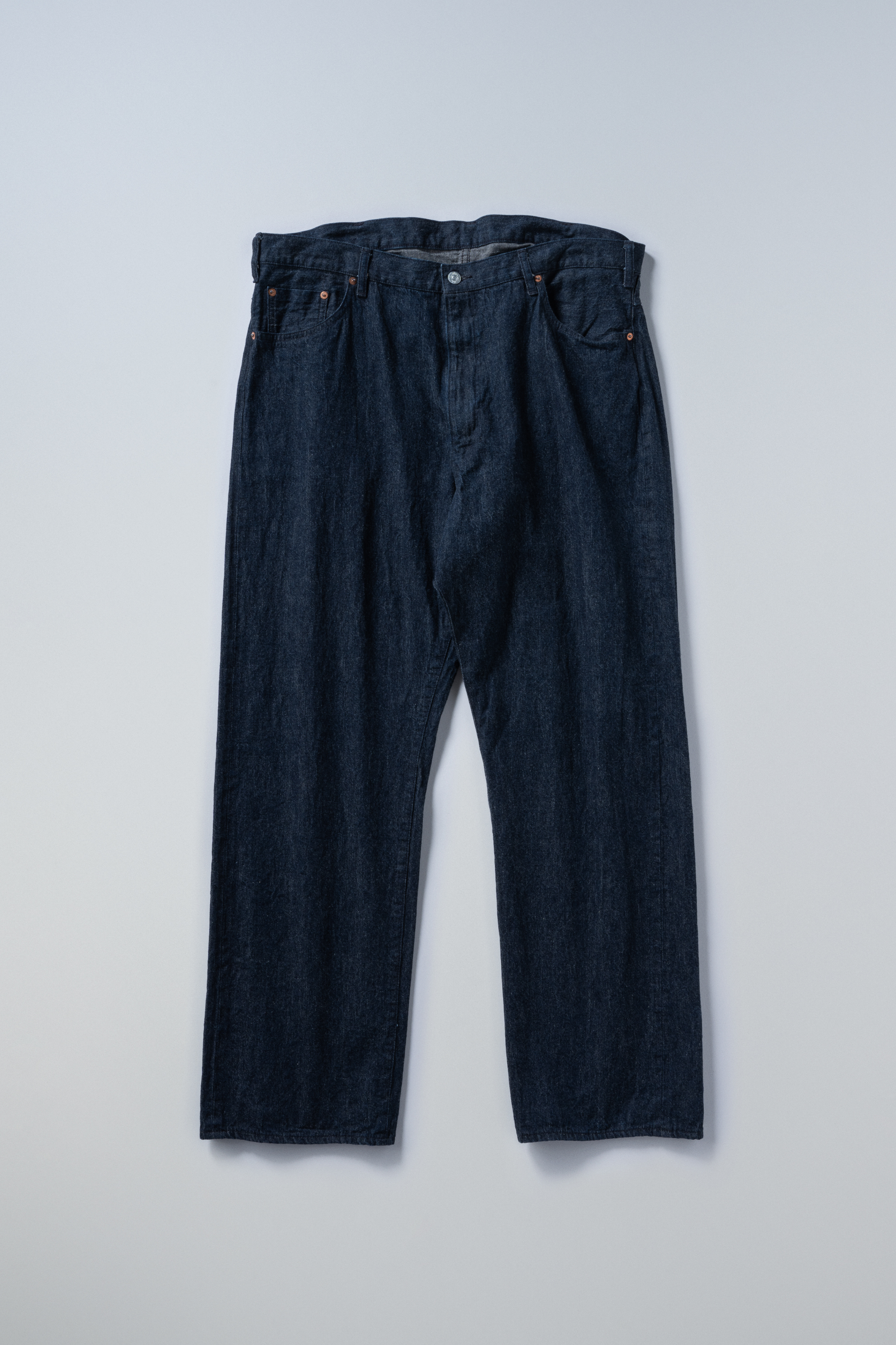 KAPTAIN SUNSHINE BUCKLEBACK 5PKT DENIM PANTS (3COL)