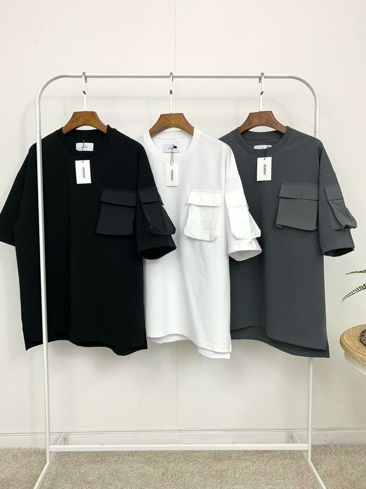 淨色袋口短袖Tee 2nd ARCHIVE-105T