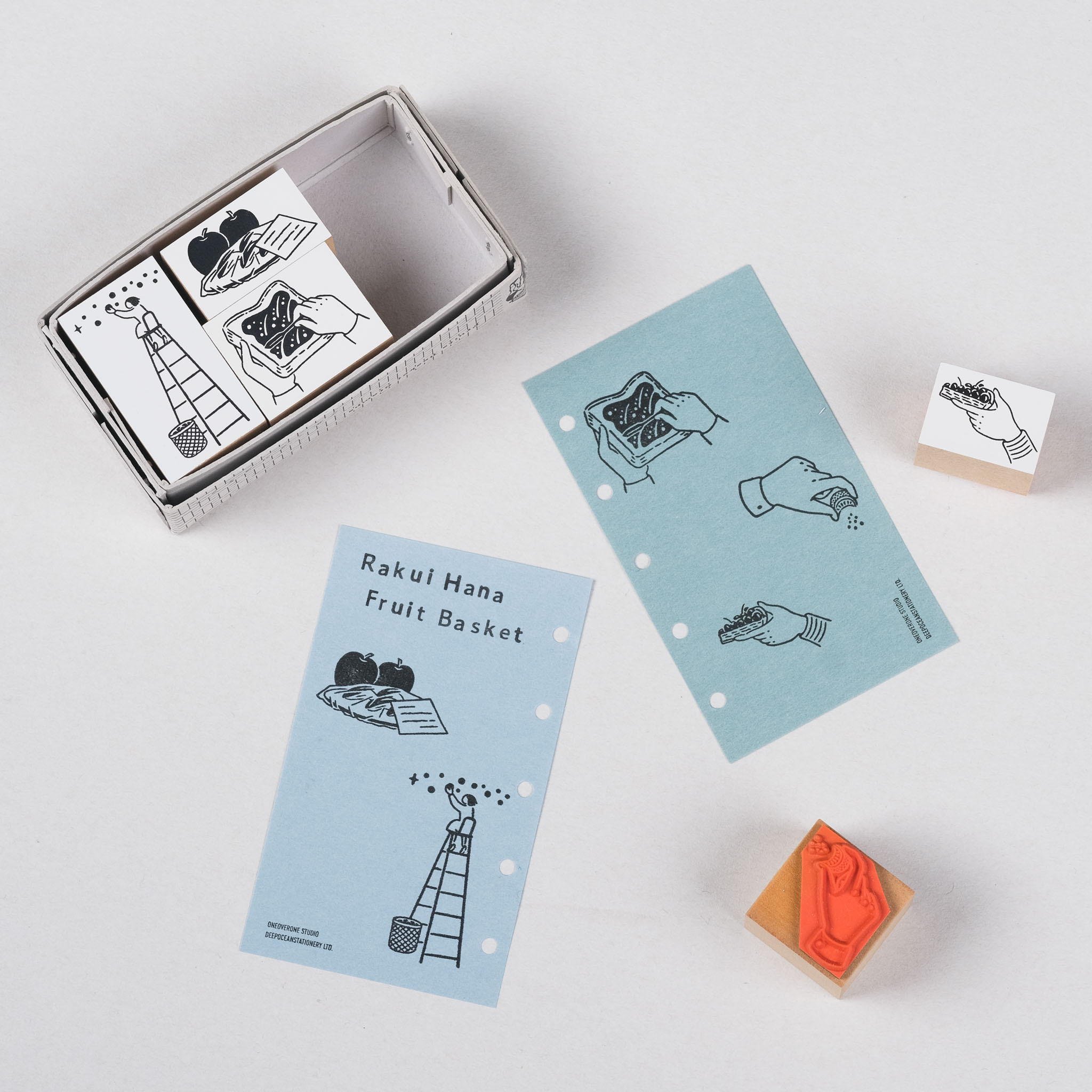 水果籃印章/羅久井 日本