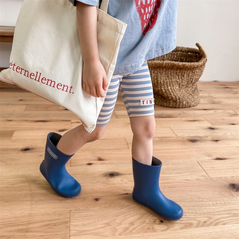 Tiny條紋五分內搭褲(2色)