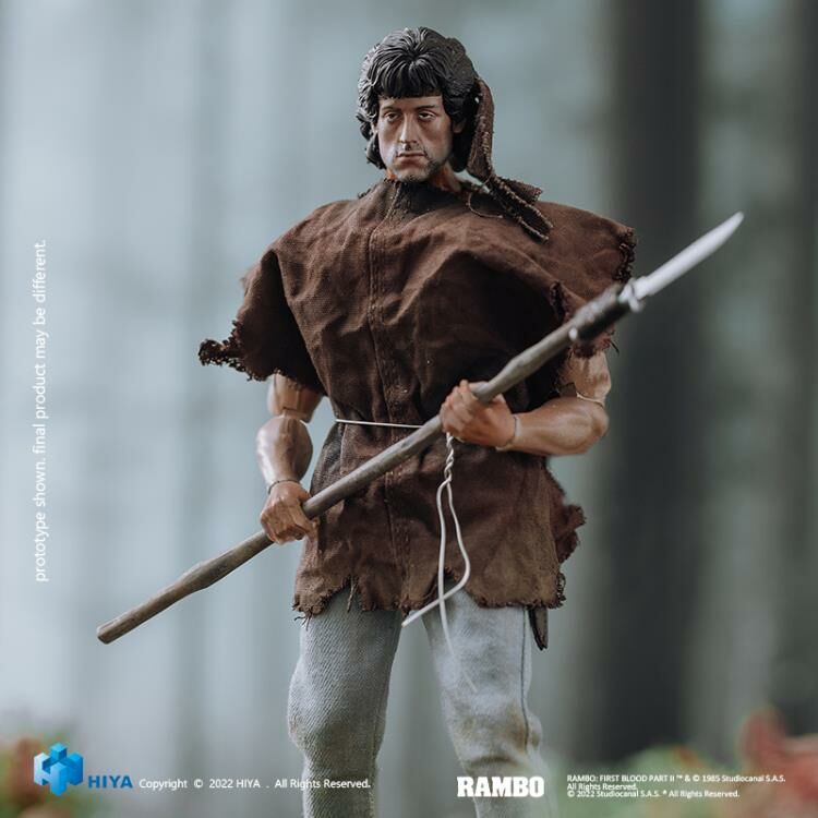 Hiya Toys 1/12 First Blood Rambo Action Figure