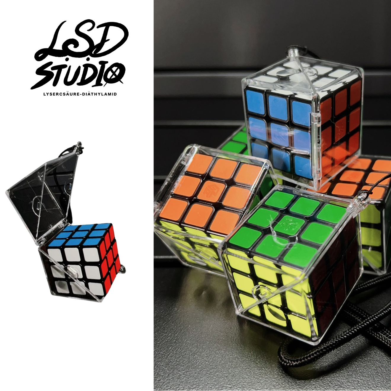 【ACGAN1】迷你魔術方塊掛飾(可玩)