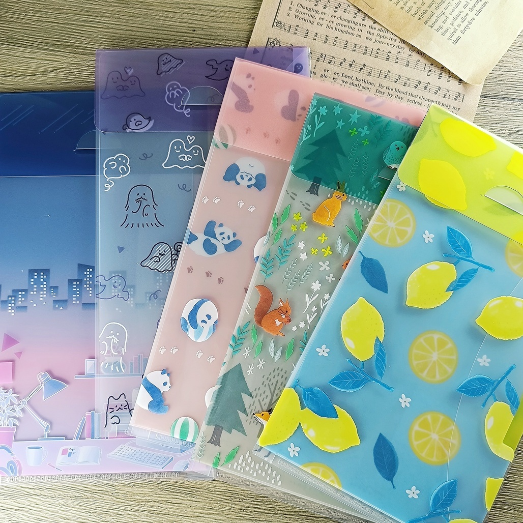 MIDORI ．3層安全資料夾-A5 共五款