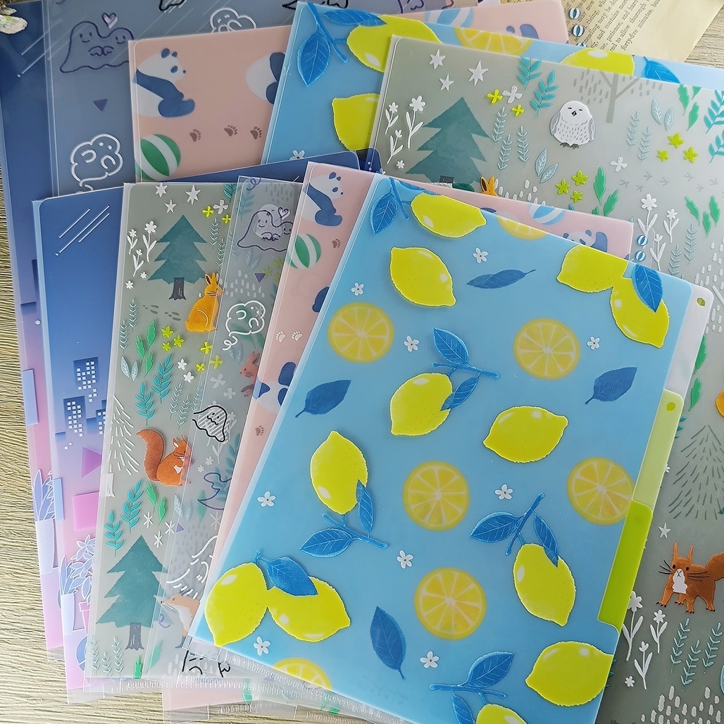 MIDORI ．3層資料夾 文件夾 A5/A4 共五款