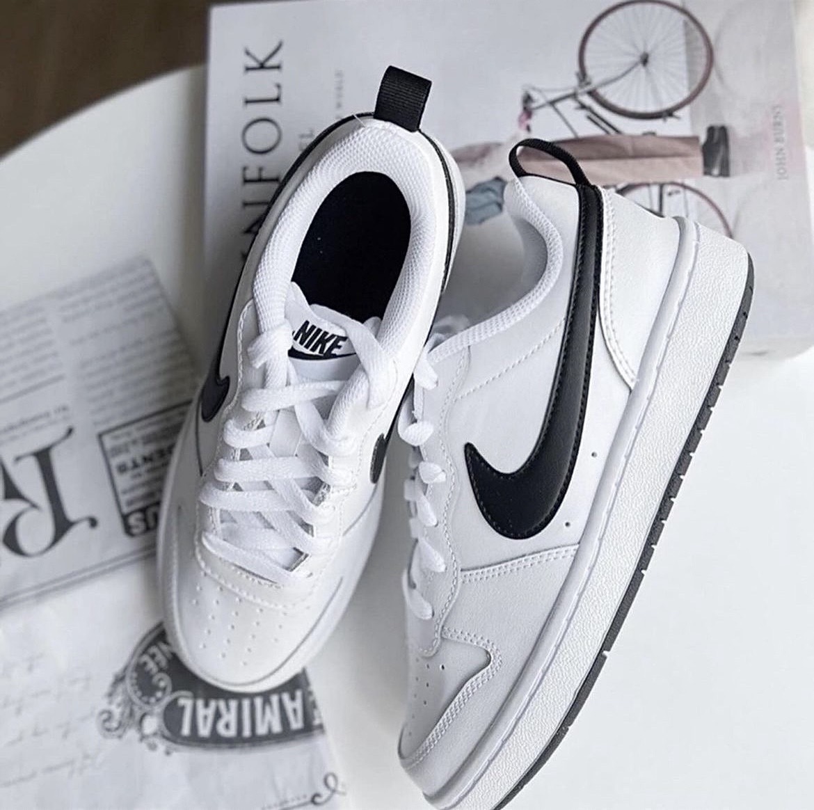 <官網限定> Nike Court Borough Low 2 GS 大童（BQ5448-104）