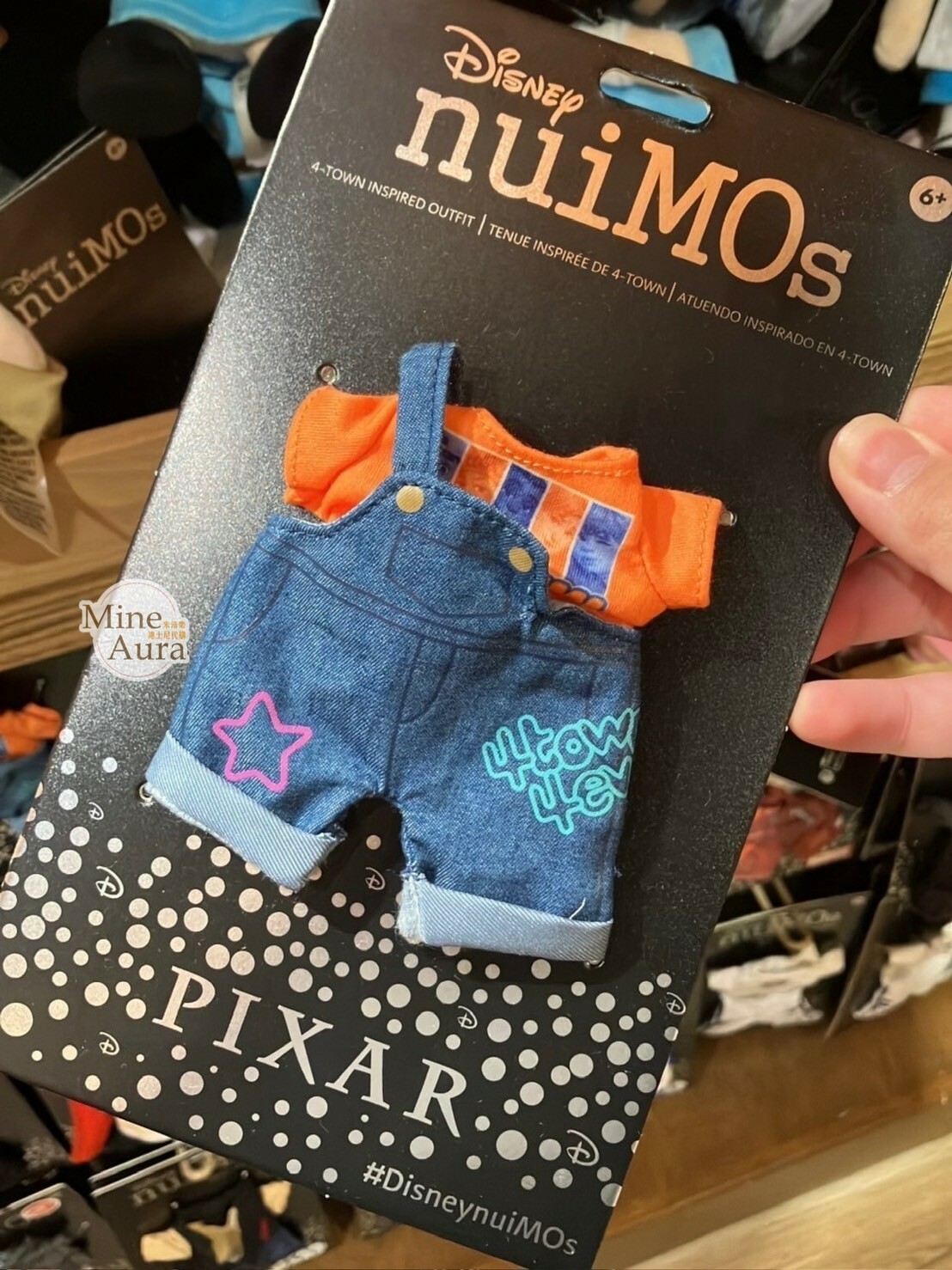 nuiMOs 橘色上衣 星星藍色牛仔吊帶褲 造型服裝 (無娃娃) -香港迪士尼樂園