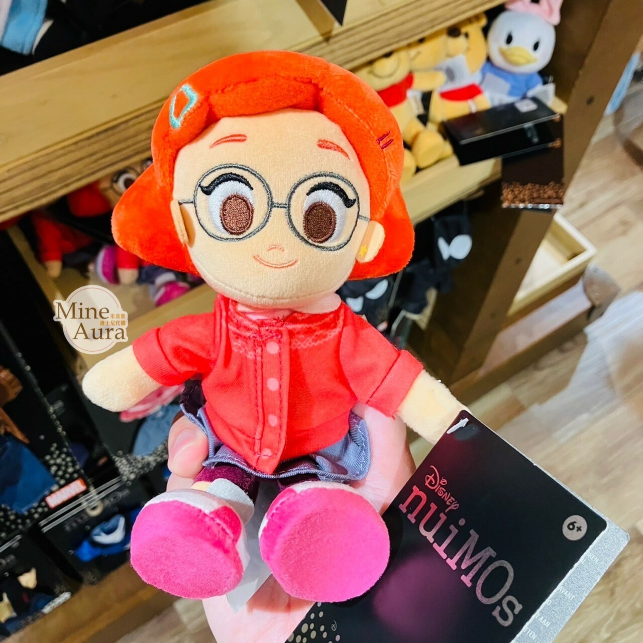nuiMOs 紅熊貓 美美 Meilin 可動關節 絨毛 娃娃公仔 青春養成記 Turning Red -香港迪士尼樂園