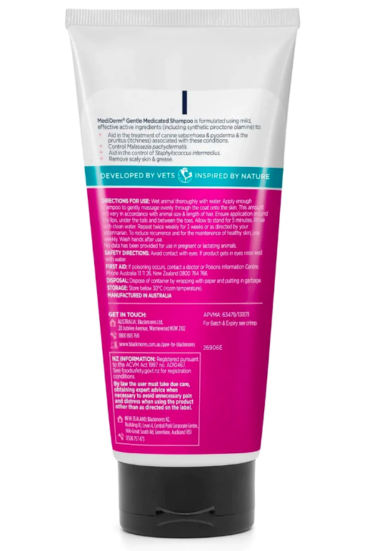 PAW - MediDerm狗用溫和藥用洗髮水 (200ML/500ML)