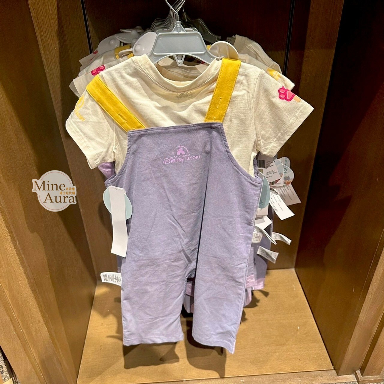 飛仔 Finnick 大頭造型 吊帶褲 + 上衣 2件組 嬰兒用品 動物方城市 Zootopia -上海迪士尼樂園